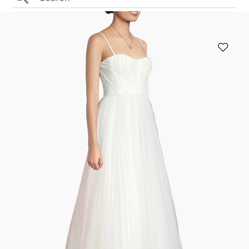 Hutch Amara Fit & Flare White Dress Size 6 - Worn Once for Bridal Shower